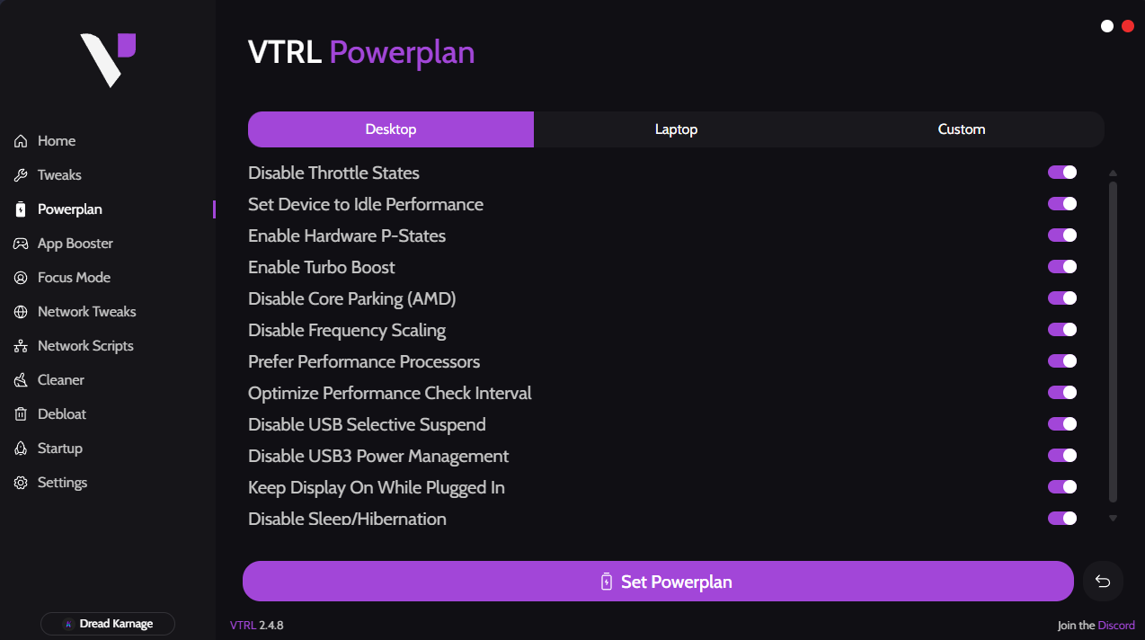 Power Plan