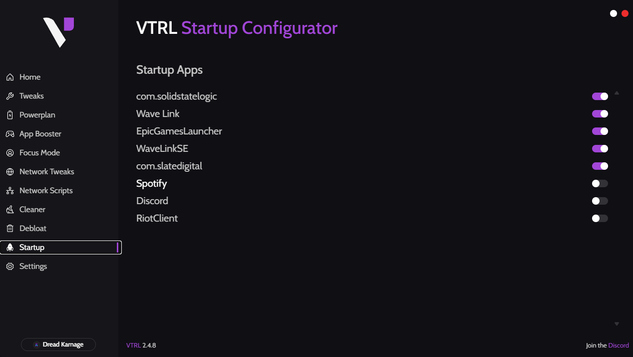 startup apps